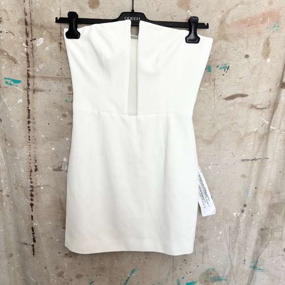 Dress the Population Chloe Illusion Inset Strapless Mini Dress - Picture 3 of 6